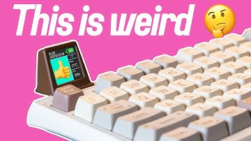 This keyboard has a display built in 😳