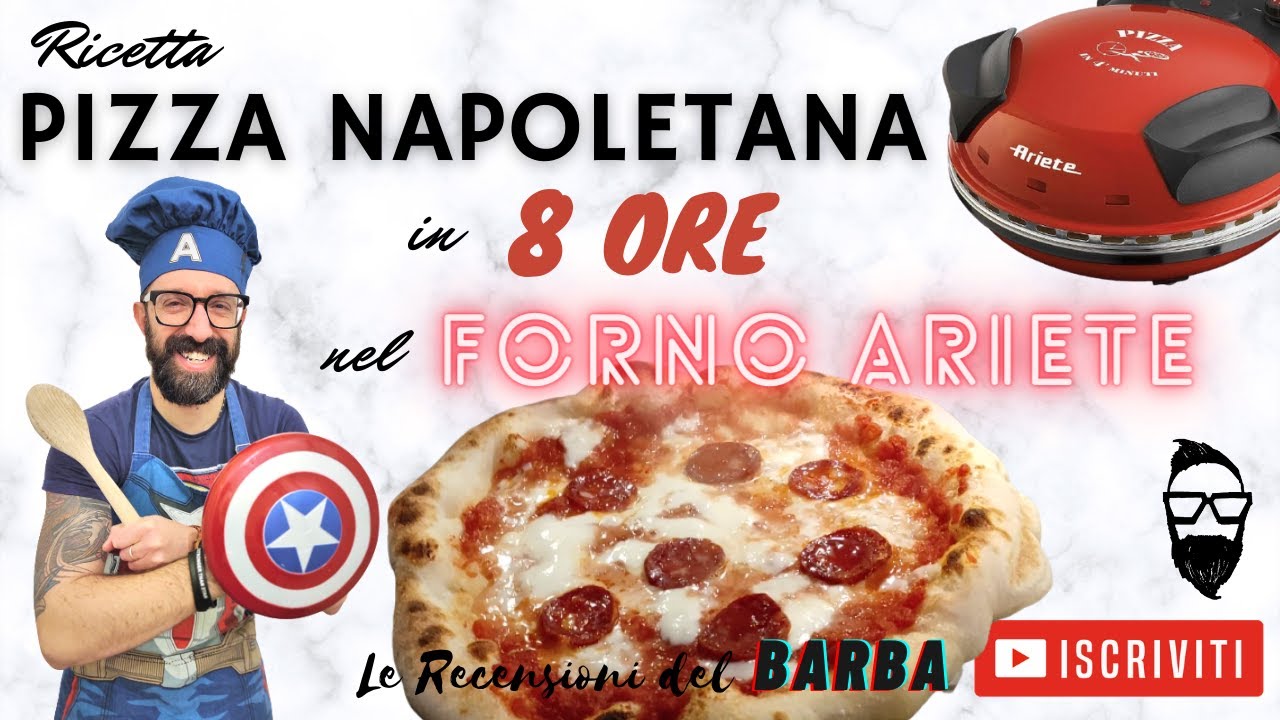 FORNO ARIETE 909 PIZZA IN 4 MINUTI - Sostituzione pietra con biscotto  Fiesoli e test cottura - YouTube
