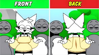 Incredibox Sprunki Retake New Human But Front Vs Retake New Human But Backwards