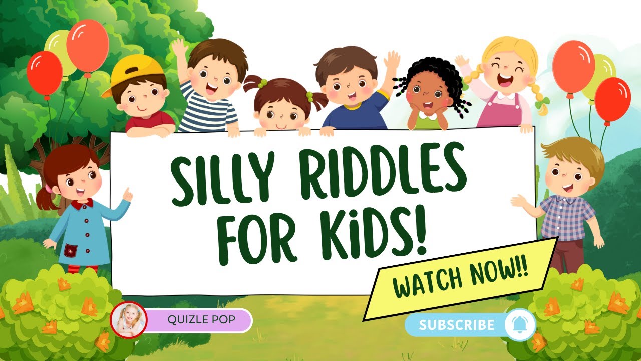 Silly Riddles That Will Make Kids Giggle! 🤪🧩 - Part 2