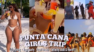 PUNTA CANA GIRLS TRIP | Dami’s dirty 30 🥂🎊 Boat Party • Pearl Beach • Adventure Park &amp; MORE!!!