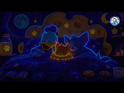 CORTISOL RESET 🧀 | Donald, Tom & Jerry Deep Sleep Piano Music • Fall Asleep Fast