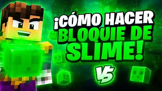 Como Hacer Bloque De Slime En Minecraft Youtube