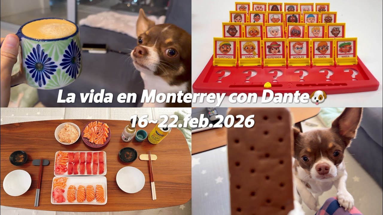 🇲🇽 | 26.02.16~22 멕시코 몬테레이 생활 ( UANL CCL 두번째 시험👩🏻‍💻, 마시따 장어덮밥🐟, 일요일 저녁 정전⚡️🔌)