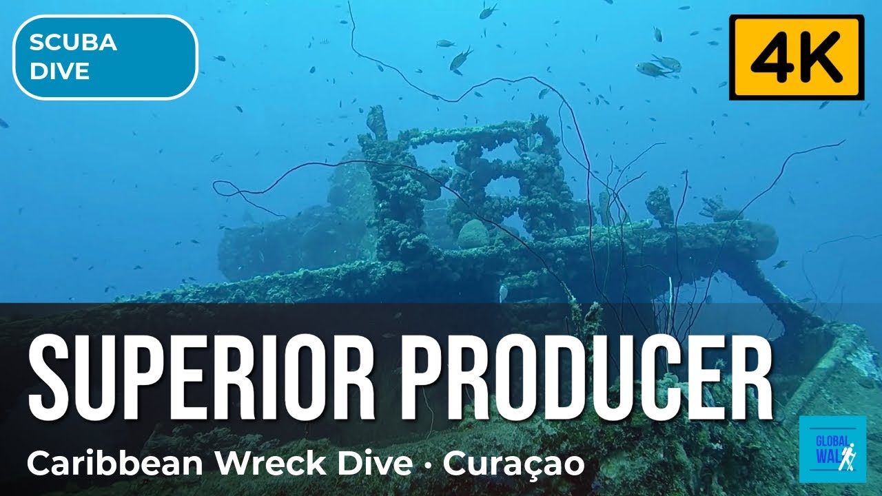 Superior Producer 4K — Best Wreck Dive in the Caribbean, Curaçao