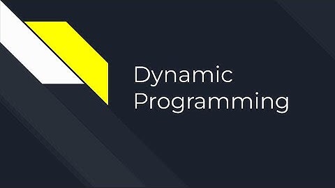 What is Dynamic Programming in 2 minutes?