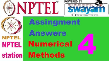 Numerical methods || week 4 assignment 4 answers || Nptel