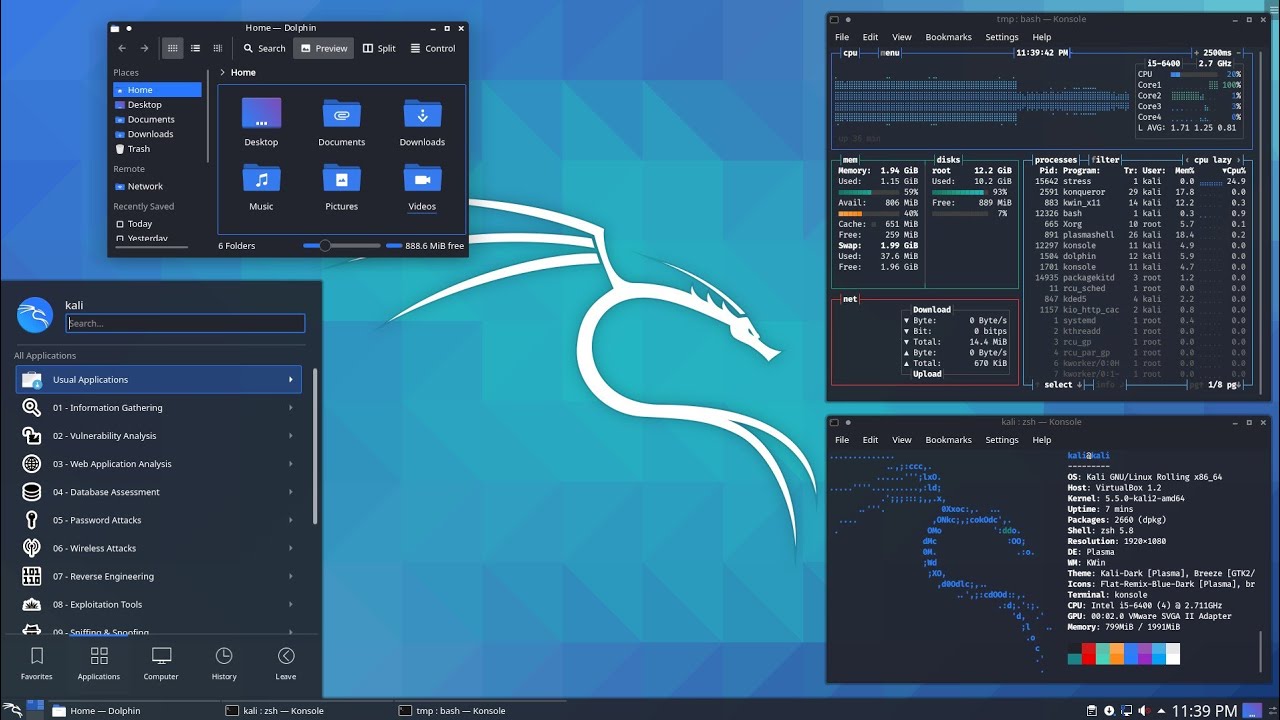 How To Change Your KALI LINUX xfce Desktop TO gnome Desktop || Latest ...