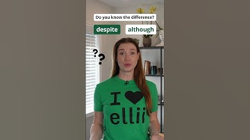 Despite Vs. Although #shorts #learnenglish #grammar #vocabulary