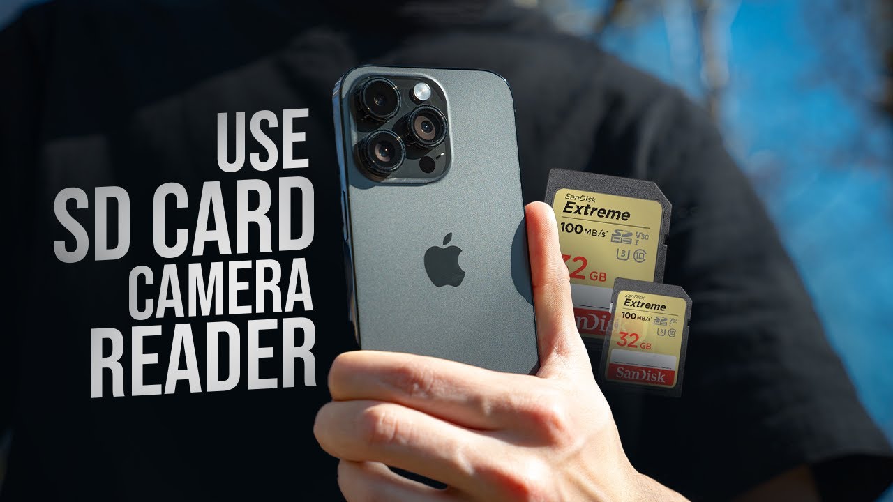 How To Use Sd Card Camera Reader For Iphone