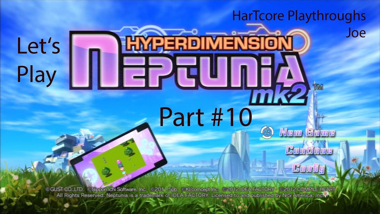 Let's Play Hyperdimension Neptunia MK2 - Part 10 - Beating the kids - PS3 Gameplay Commentary