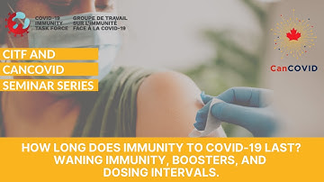 Seminar Series with CITF​: How long does immunity to COVID-19 last? Waning immunity and boosters