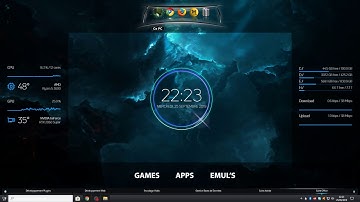 [Rainmeter] Visually appealing and functional desktop