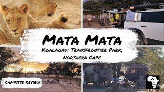 Mata Mata, Kgalagadi Transfrontier Park  | Campsite Review