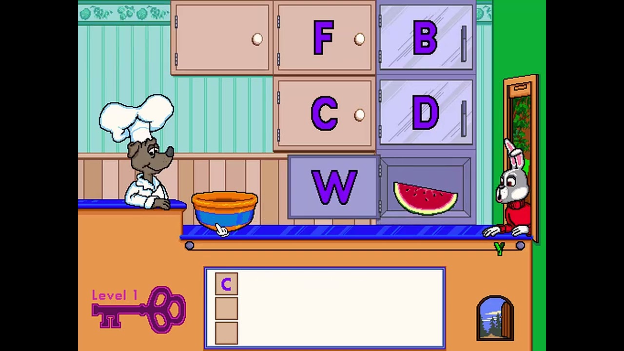 Reader Rabbit and Friends: Let's Start Learning! - ABC Diner Fail Attempts (720p)