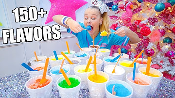 I TRIED 150 SHAVED ICE FLAVORS IN 1 DAY!!