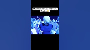 Mumbling to ANDREW TATE