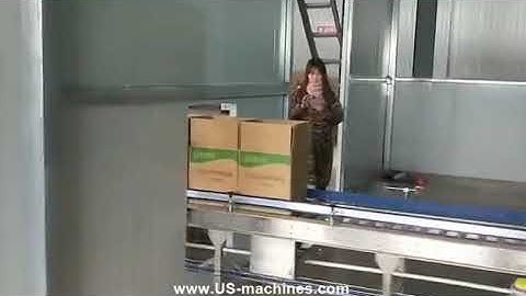 Automatic edible oil bottle robot hand cartoning machine box encasing line