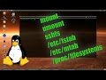 Linux - Монтирование, FAT, SSH, Fstab