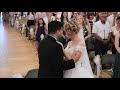 Bride's surprise wedding song to groom (Two Becoming One by Jonathan and Emily Martin)