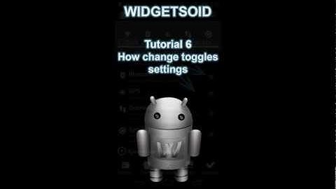 Widgetsoid tutorial 6
