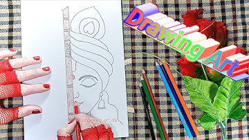 Krishna drawing | Drawing Art | Drawing | Art #drawingart #art #drawing #shorts #trending #reels