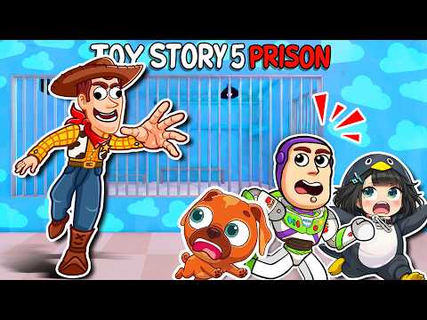 I Escaped Toy Story's Prison Run… But I’m Gugu Gaga Penguin & Chompy Chasey (Roblox Obby)