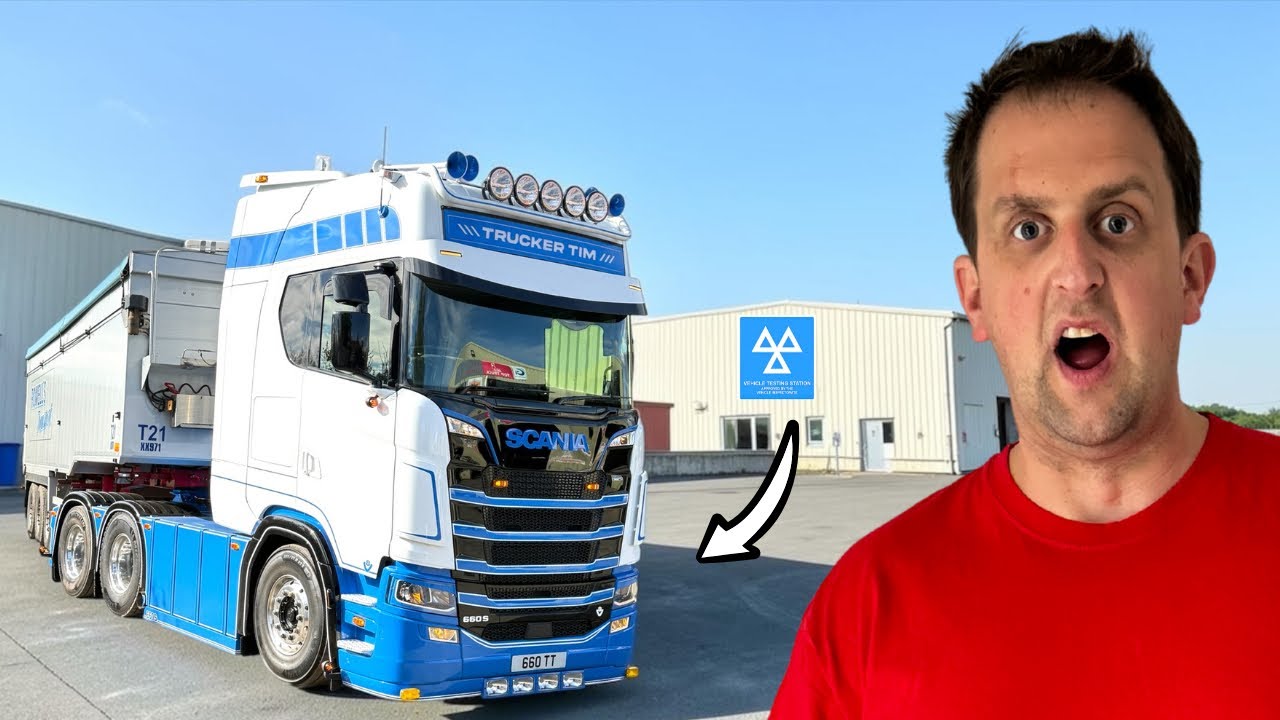 TRYING TO GET AN MOT BEFORE THE CONVOY TO THE RED CARPET TRUCK SHOW!