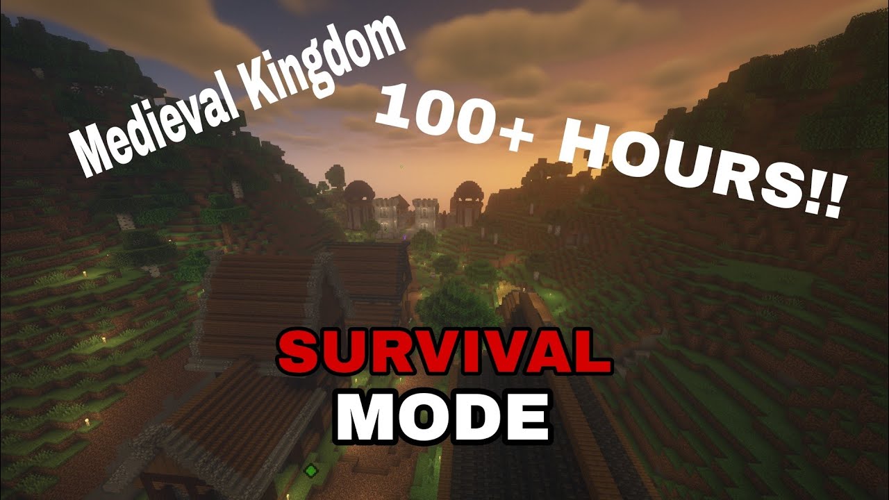 I Built a Medieval Village in Survival Minecraft! Timelapse - YouTube