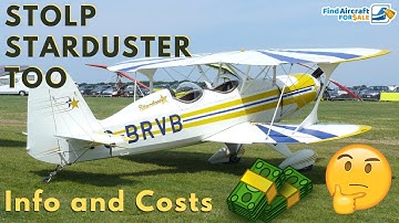 Stolp Starduster Too - Cost and Info
