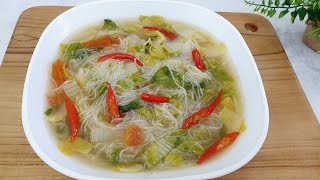 Tumis Sawi Putih Soun ::  Resep simple anak kos :: Menu Akhir Bulan