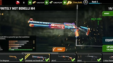 Dead target definitely not Benelli M4