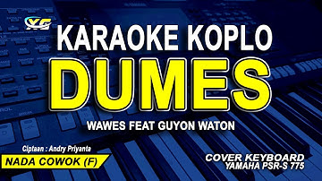 Dumes Karaoke Nada Cowok - Koplo (WAWES Feat GUYON WATON)