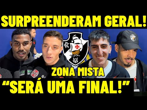 "IT WILL BE LIKE A FINAL!" VASCO PLAYERS SURPRISED IN THE MIXED ZONE! POST-BOCA JUNIORS 0 x 1 VAS...