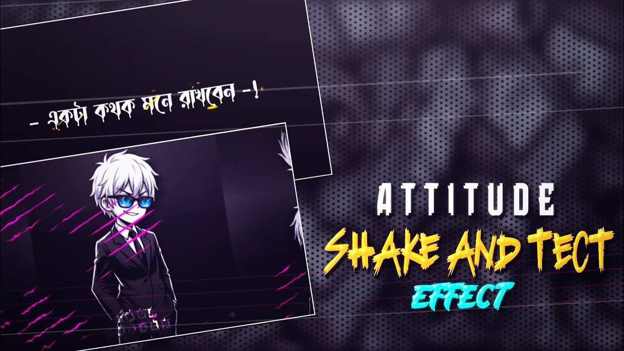 Alight Motion New Attitude Text And Shake Effect Xml || New Lyrics Vedio Xml || Emon Editz
