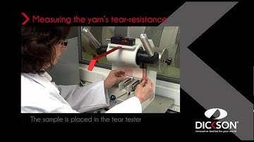 14/16 - Dickson Fabrics - Measuring the yarn