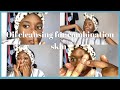 Oil cleansing for 25 mins and I’m disgusted 🤢| combination skin type