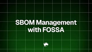 SBOM Management with FOSSA