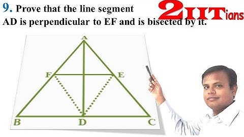 Midpoint Theorem Ex 11 Q9 Class 9 Maths ICSE ML Aggarwal Solutions