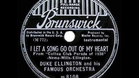1938 HITS ARCHIVE: I Let A Song Go Out Of My Heart - Duke Ellington