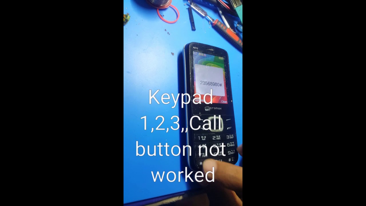 Micromax X610 keypad problem solved YouTube