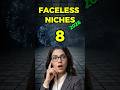 Top 8 Faceless Niches 2026 #shorts #niches2026