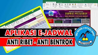 APlikasi e-jadwal / roster Berbasis Excel Anti Ribet Anti Bentrok screenshot 1