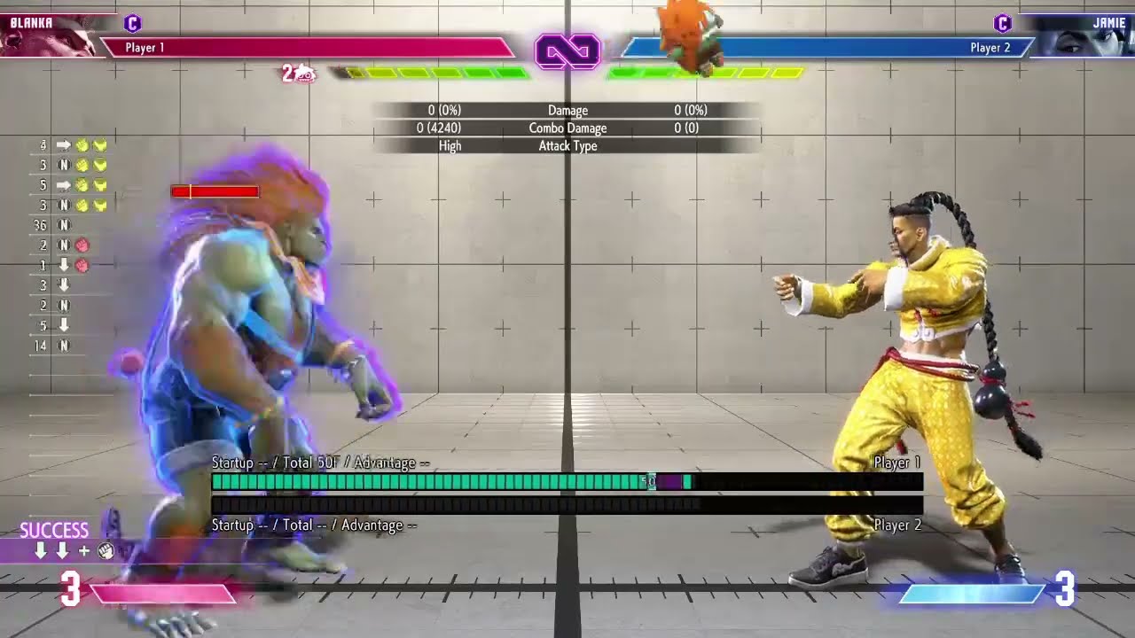 Neat Blanka Combo w/Blanka-Chan | Street Fighter 6