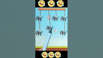 Save the sheep from wolves #game #shorts #puzzle