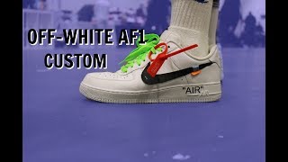 off white custom air force 1