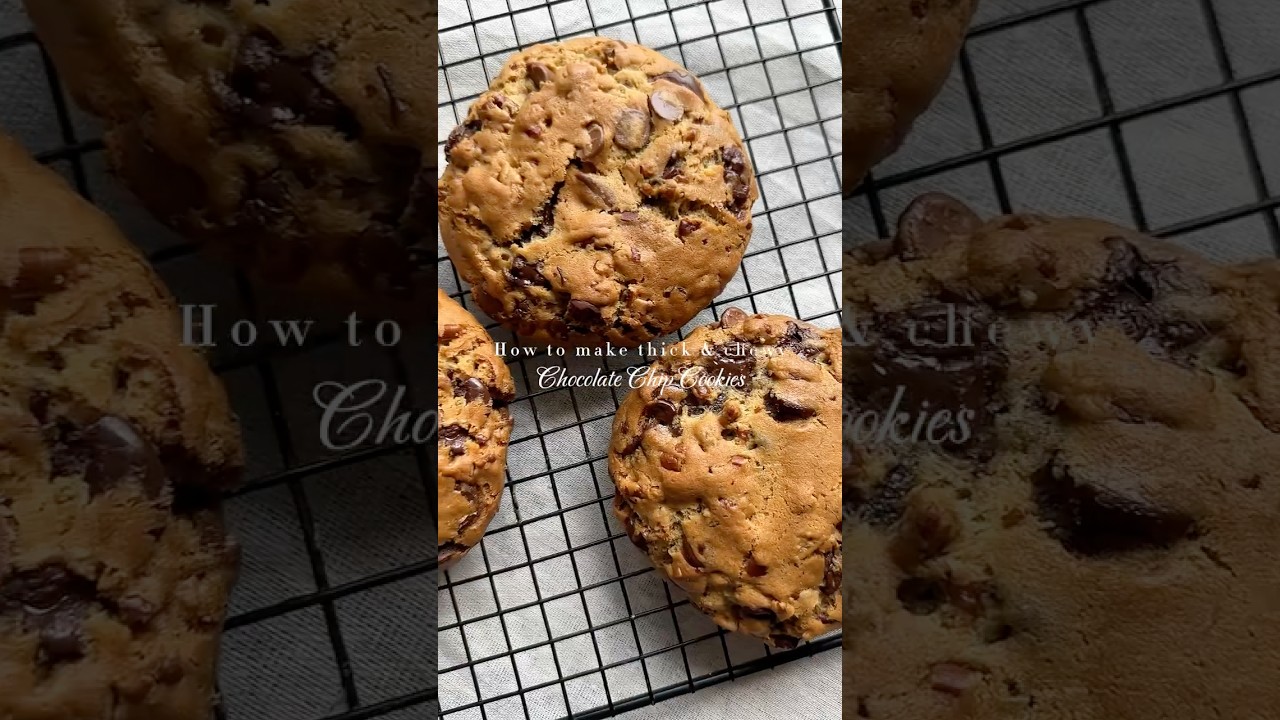 The Secret for Soft, Thick & Chewy Chocolate Chip Cookies, NYC style.