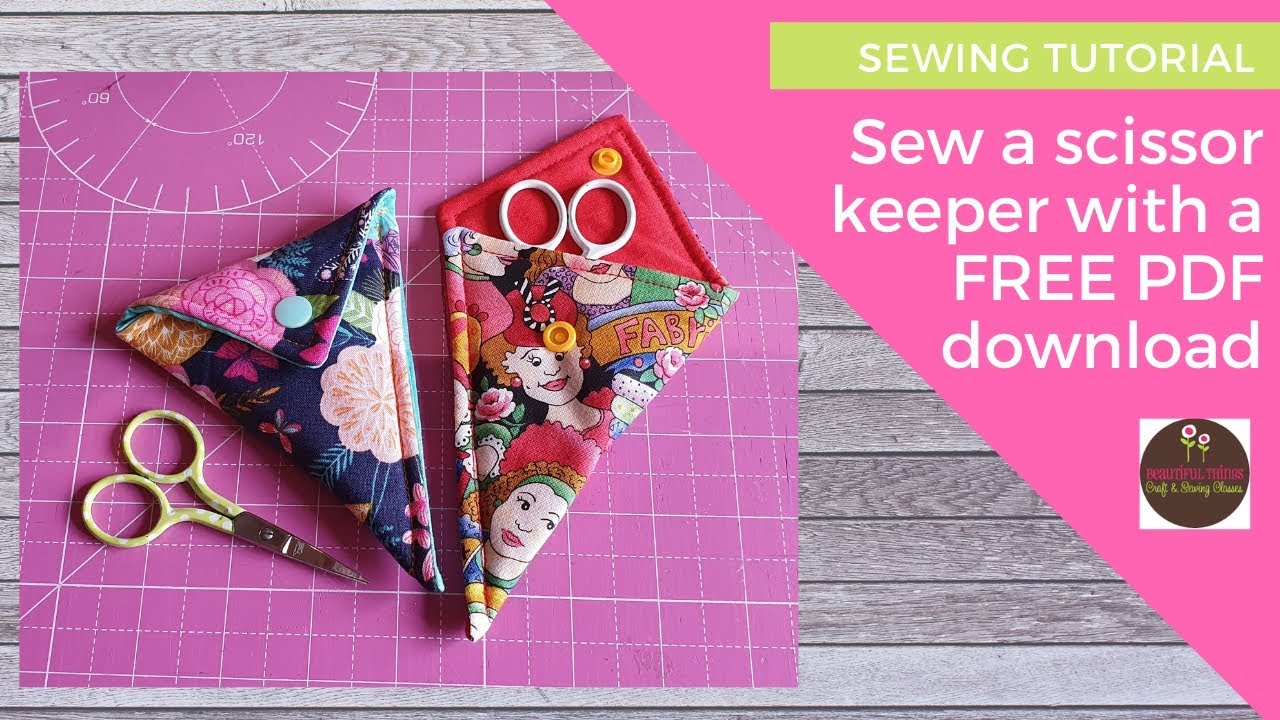 How to make a felt scissor cover — Sum of their Stories Craft Blog