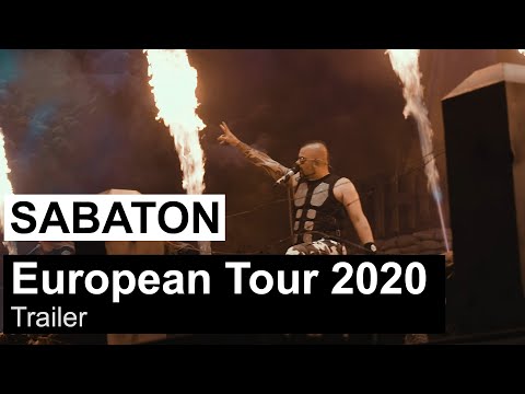 SABATON - European Tour 2020 (Trailer)