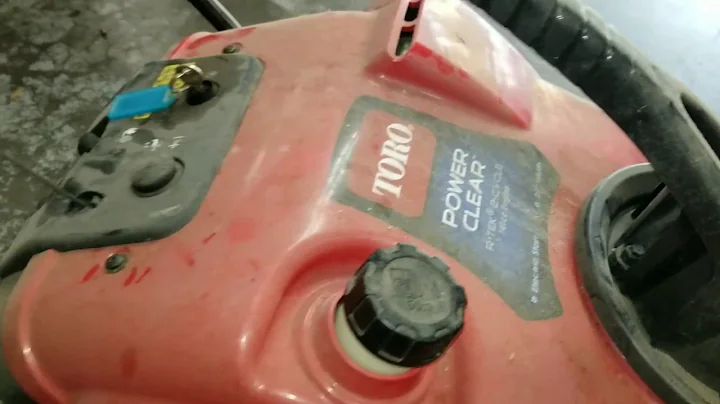 Toro Power Clear Snow Blower Surging Fix and RPM Adjustment